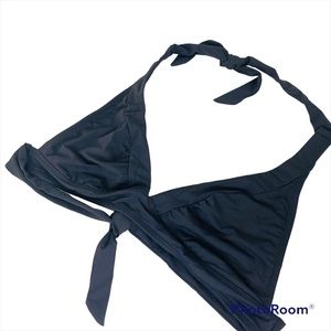 Athleta XS Shirrendipity Halter Bikini Top Shirred 739203 Wireless